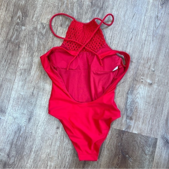 Aerie Macrame One-Piece Swimsuit - Picture 8 of 8